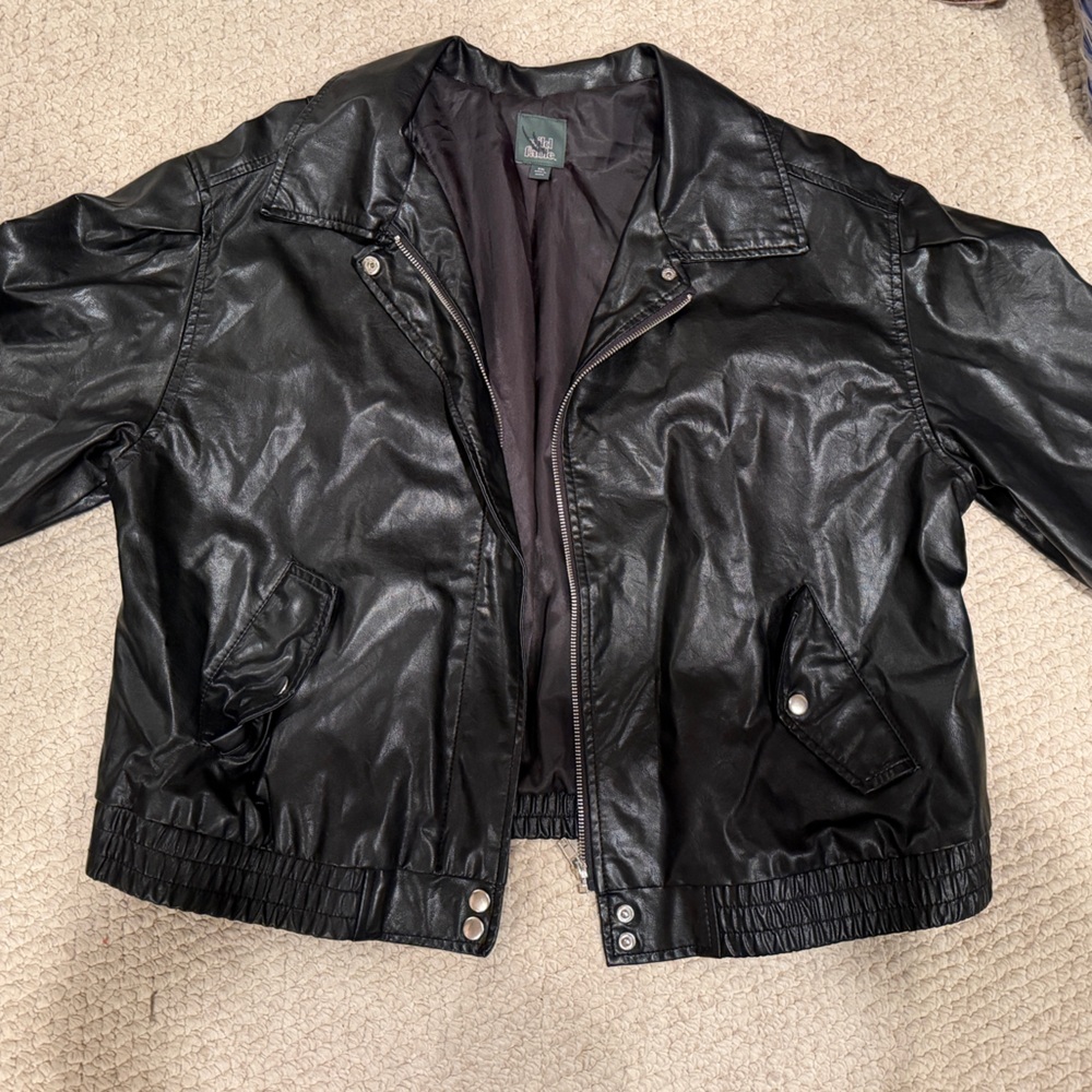 Wild Fable Black Bomber Jacket